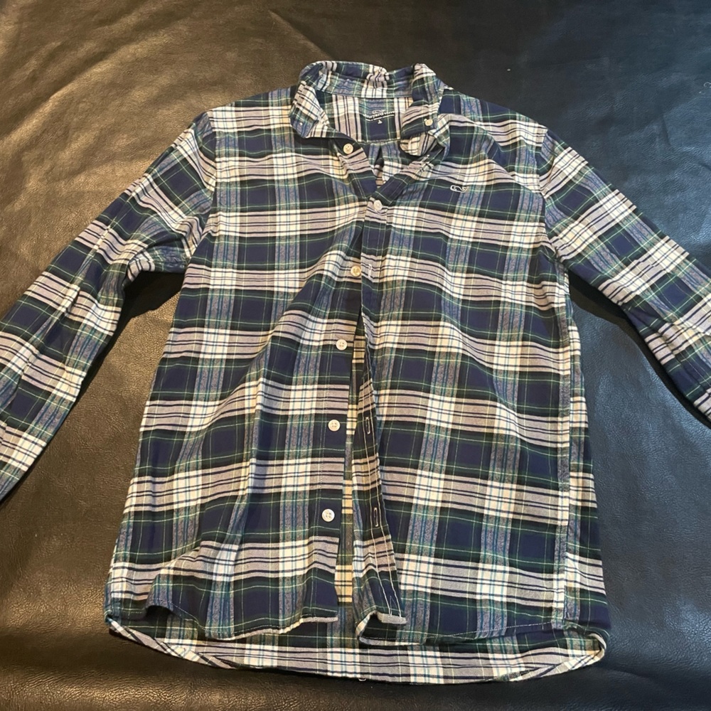 Vineyard vines flannel shirt size large 16